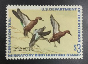 US STAMPS #RW38 MINT OG NH LOT #20451