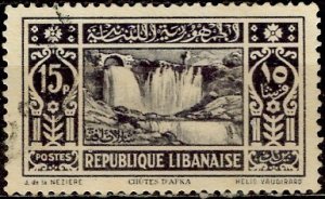 Lebanon; 1930: Sc. # 131: Used Single Stamp