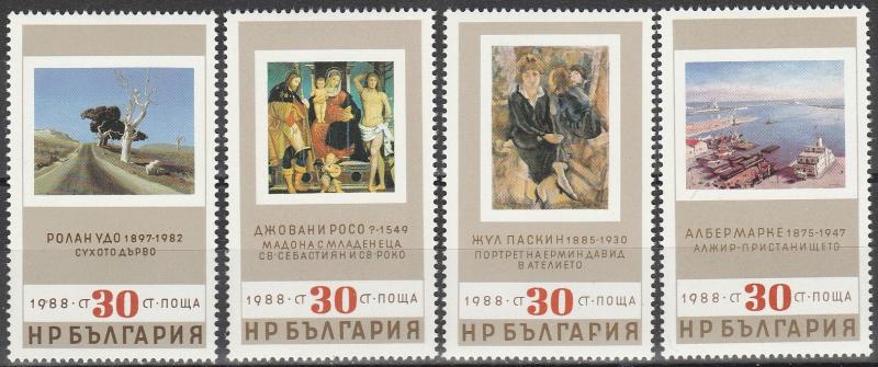 Bulgaria #3357-60  MNH    (K648)