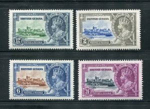 British Guiana 223 - 236 Silver Jubilee Mint Hinged Stamp Set 1935