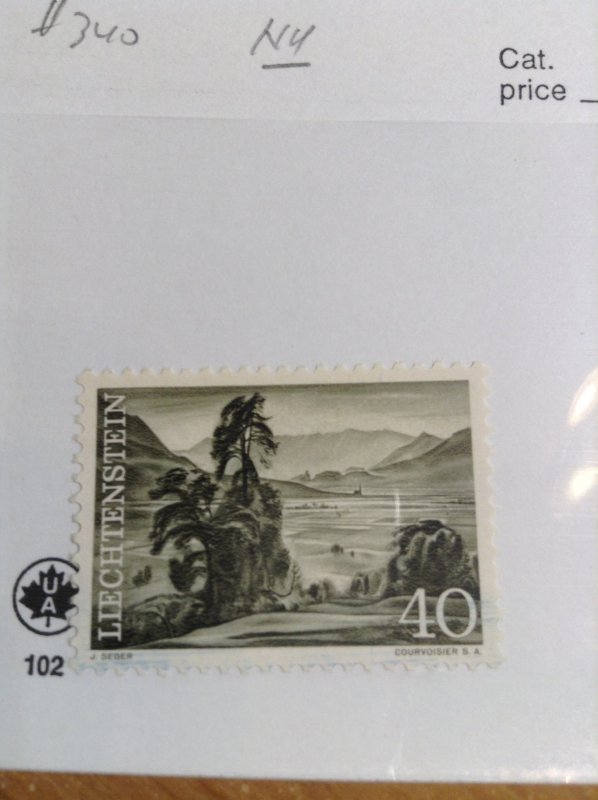 Liechtenstein  #  340  MNH