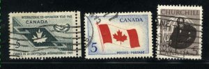 Can #437,439-40   u   VF 1965 PD