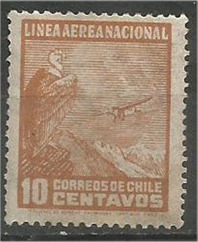 CHILE, 1931  MH 10c ,Andes Scott C23