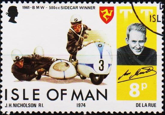 Isle of Man. 1974 8p S.G.48 Fine Used