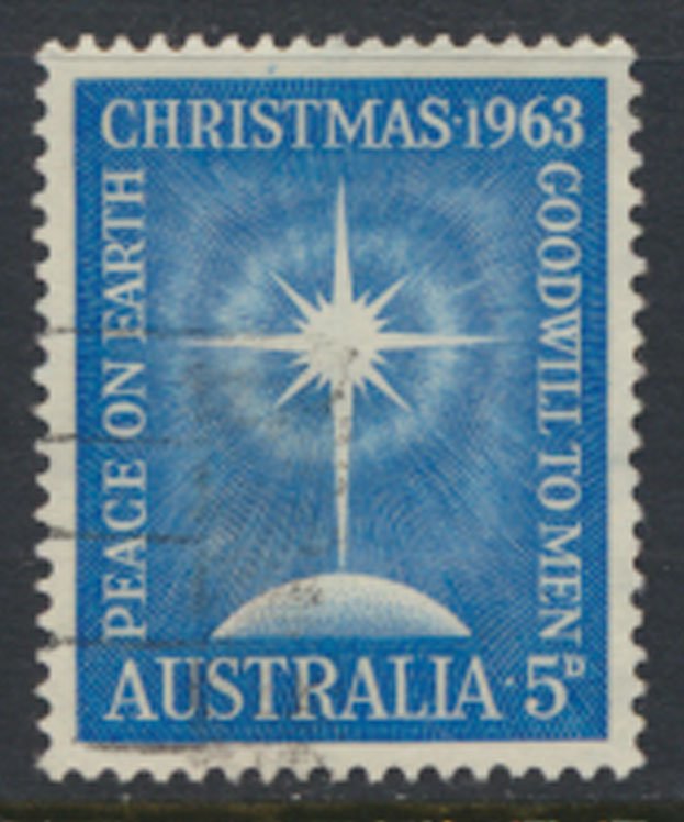 Australia SG 361  SC#  380   Used  Christmas 1963 better centering  see scan