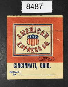 US STAMPS # 1p AMERICAN EXPRESS LABELS CV. $ LOT #8487