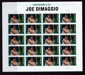 UNITED STATES  SCOTT#4697  FOREVER JOE DIMAGGIO  SHEET OF 20  MINT  NH