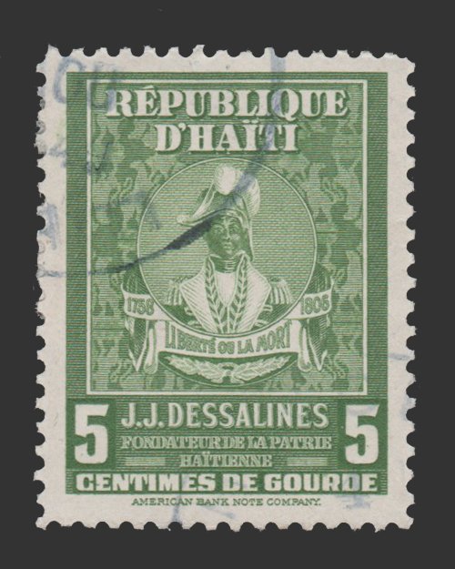 HAITI 1947 STAMP SCOTT # 380. USED. ITEM 1