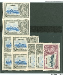 Nigeria #34/37 Mint (NH) Multiple