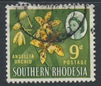 Southern Rhodesia  SG 98  SC# 101  Used  Orchid  see scan 