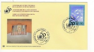 D171892 50th Anniversary UN FDC United Nations Geneva Bureau