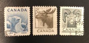 Canada # 322-324 Used