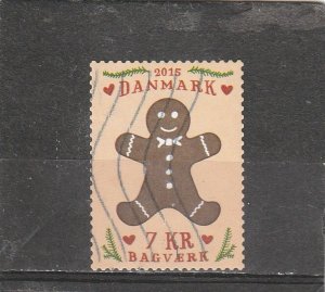 Denmark  Scott#  1728  Used  (2015 Honey Cakes)