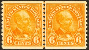 US Stamps # 723 MNH VF Line Pair