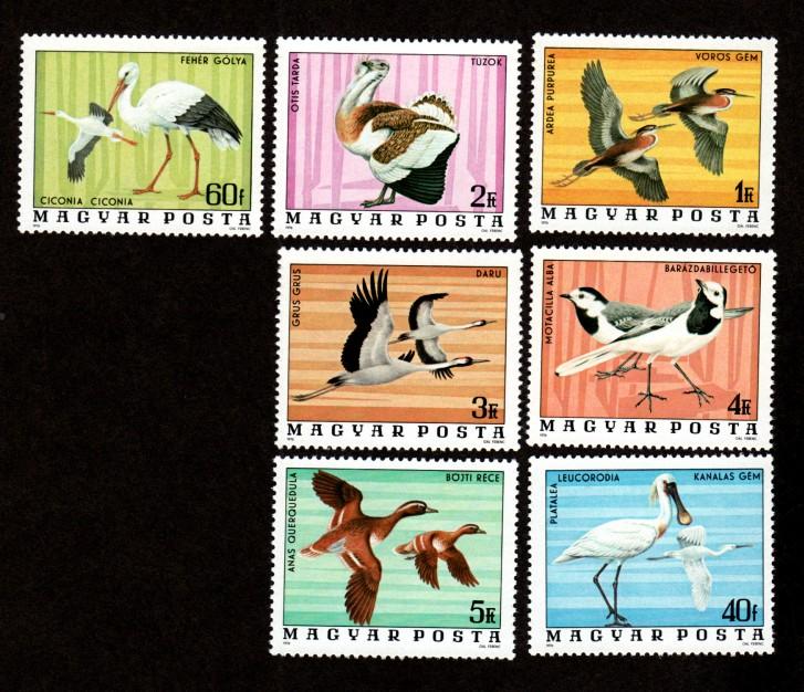 Hungary 2457-2463 Mint Birds NH!