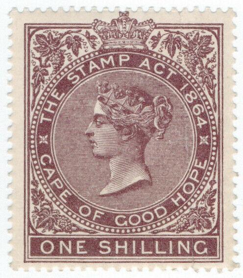 (I.B) Cape of Good Hope Revenue : Duty Stamp 1/-