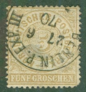 NORTH GERMAN CONFEDERATION 18 USED (RL) 3913 CV $10.00 BIN $3.00