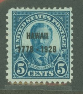 United States #648  Single