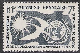 French Polynesia #191 Human Rights Issue MH
