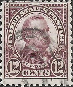 # 693 Used Brown Violet Grover Cleveland