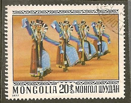 Mongolia     Scott  945   Dancers    Used