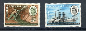 Rhodesia & Nyasaland 178-179 MNH 1961