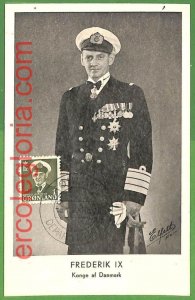 32648 - Greenland - MAXIMUM CARD - 1952 - Royalty, Frederik IX-