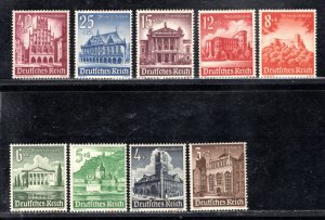 GERMANY SC# B177-85 VF/OG