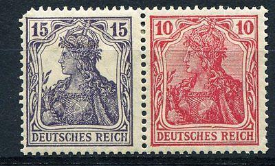 Germany #101a and 86iia  se-tenant Mint  LH  EUR 180