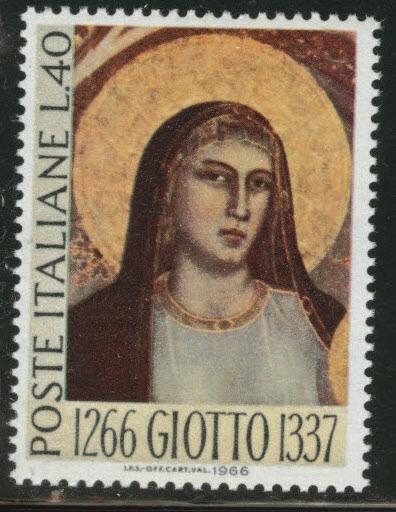 Italy Scott 944 MNH** 1966 Madonna by Giotto