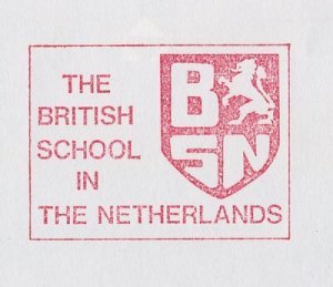 Meter cover Netherlands 1991 The British School In The Netherlands
