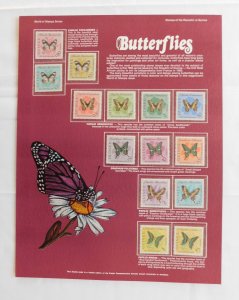 Topical - Butterflies, Republic of Guinea, 1963, w/ Display Card