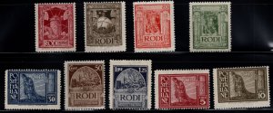 ITALY Offices in Rhodes Scott 55-63 MNH** 1932 set perf 14 w inscription