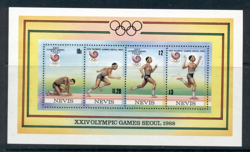 Nevis 1988 Summer Olympics Seoul MS MUH