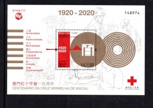 MACAU - M/S - 2020 - RED CROSS - 100th ANNIVERSARY -