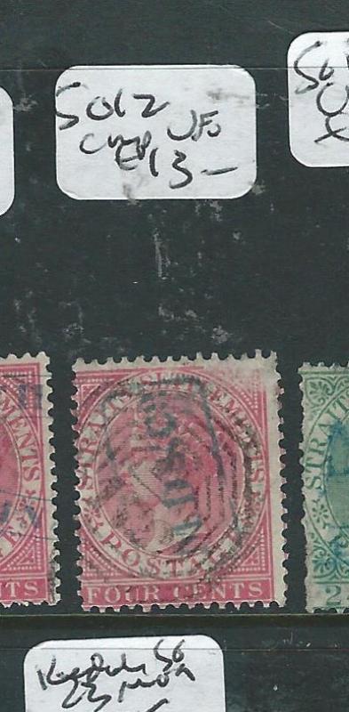 MALAYA STRAITS SETTLEMENTS (P0308B2) QV 4C  SG 12  B 172 + CHOP  VFU