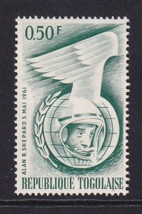 Togo   #417 MNH  1962  astronauts 50c