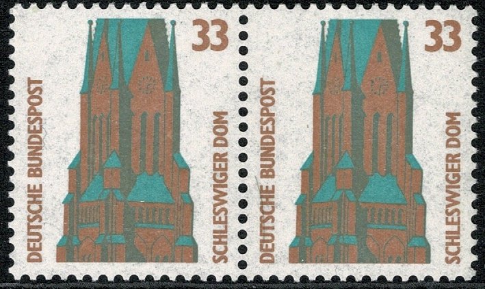 GERMANY 1987-96 33 pf TOURIST SIGHTS PAIRS STAMP(S)SG2204 MINT (NH) SUPERB