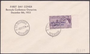 BERMUDA 1953 The Power Talks 3d on commem FDC...............................x851