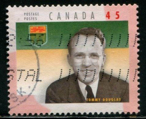 1709d Canada 45c Tommy Douglas, used