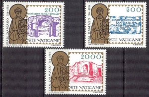 Vatican 1984 Pope Damasus I 1600 Years of Death Mi. 864/66 MNH