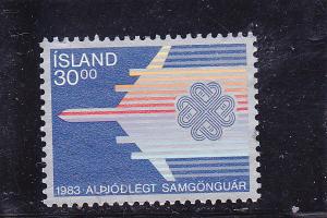 Iceland  Scott#  580  Used