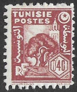 Tunisia # 166   Mosque & Olive Tree - 40c  (1) Unused