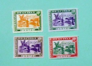 Guinea - 372-75, MNH Set. World's Fair, 1965. SCV - $2.60