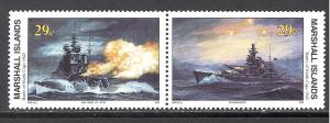 Marshall Islands 476-477a mint never hinged SCV $ 1.25