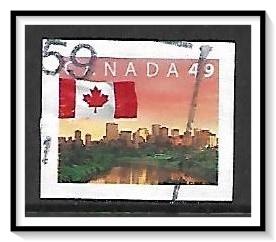 Canada #2011 Flag Over Edmonton Used