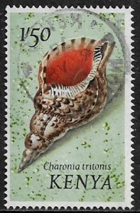 Kenya #46 Used Stamp - Seashell