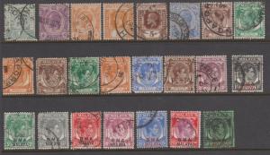 Malaysia Straits Settlements  QV KGV KGI BMA Malaya OP etc x 23