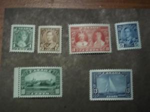 CANADA #s 211-216 MNH