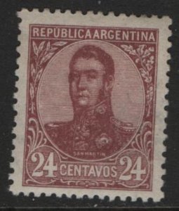 ARGENTINA, 56  mint hinged